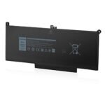 F3YGT 60Wh Laptop Battery Replacement for Dell Latitude 12 7000 7280 7290/ 13 7000 7380 7390/ 14 7000 7480 7490 P28S P28S001 P73G P73G002 Series DM3WC DM6WC 2X39G KG7VF 451-BBYE 453-BBCF 7.6V 4-Cell