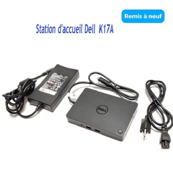 DELL WD15 Docking Station K17 K17A Thunderbolt USB-C 4K Dock With 130W