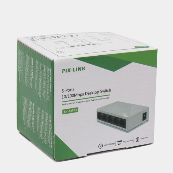 Switch PIX-LINK LV-SW08 5 Ports 10/100 Mbps
