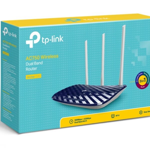 Point d’accès WiFi bi-bande AC750 Mbps – Archer C20